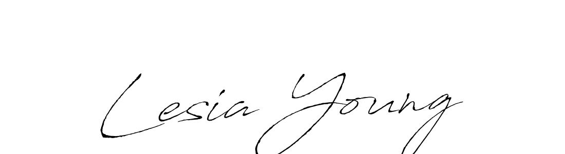 Also we have Lesia Young name is the best signature style. Create professional handwritten signature collection using Antro_Vectra autograph style. Lesia Young signature style 6 images and pictures png