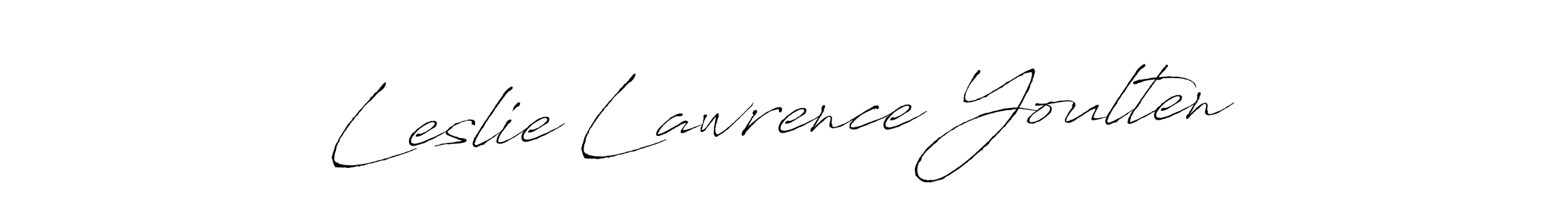 Design your own signature with our free online signature maker. With this signature software, you can create a handwritten (Antro_Vectra) signature for name Leslie Lawrence Youlten. Leslie Lawrence Youlten signature style 6 images and pictures png