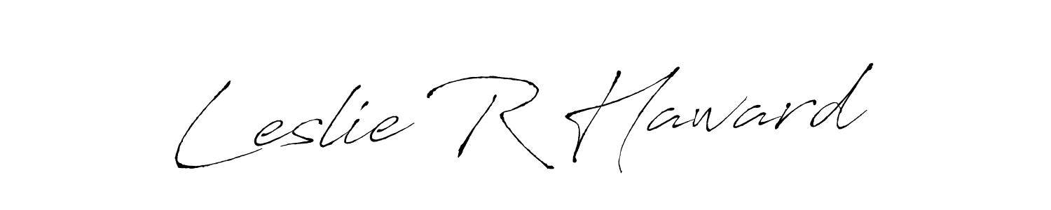 How to Draw Leslie R Haward signature style? Antro_Vectra is a latest design signature styles for name Leslie R Haward. Leslie R Haward signature style 6 images and pictures png