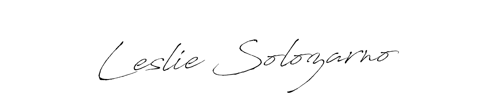 How to make Leslie Solozarno signature? Antro_Vectra is a professional autograph style. Create handwritten signature for Leslie Solozarno name. Leslie Solozarno signature style 6 images and pictures png