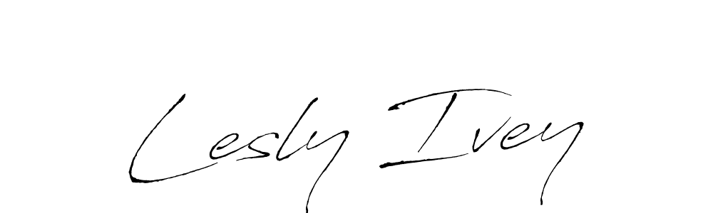 Once you've used our free online signature maker to create your best signature Antro_Vectra style, it's time to enjoy all of the benefits that Lesly Ivey name signing documents. Lesly Ivey signature style 6 images and pictures png
