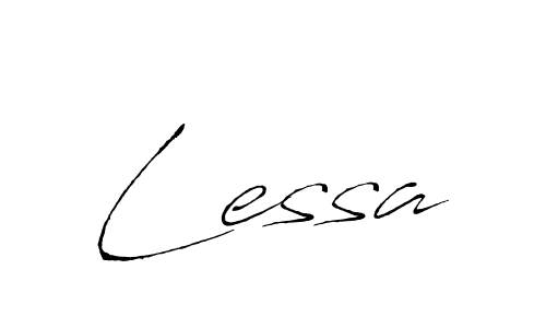 Antro_Vectra is a professional signature style that is perfect for those who want to add a touch of class to their signature. It is also a great choice for those who want to make their signature more unique. Get Lessa name to fancy signature for free. Lessa signature style 6 images and pictures png
