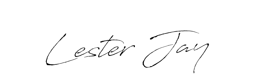 How to make Lester Jay signature? Antro_Vectra is a professional autograph style. Create handwritten signature for Lester Jay name. Lester Jay signature style 6 images and pictures png