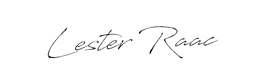How to make Lester Raac name signature. Use Antro_Vectra style for creating short signs online. This is the latest handwritten sign. Lester Raac signature style 6 images and pictures png