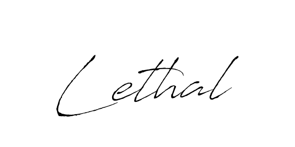 You should practise on your own different ways (Antro_Vectra) to write your name (Lethal) in signature. don't let someone else do it for you. Lethal signature style 6 images and pictures png