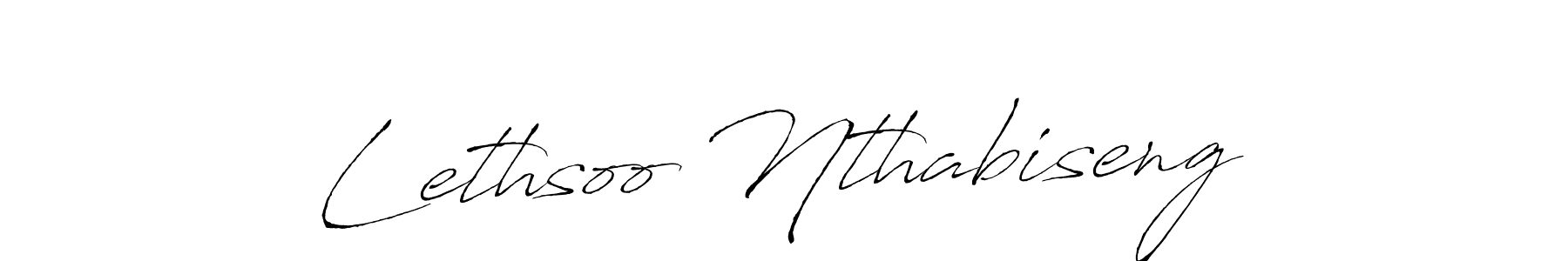 Also we have Lethsoo Nthabiseng name is the best signature style. Create professional handwritten signature collection using Antro_Vectra autograph style. Lethsoo Nthabiseng signature style 6 images and pictures png