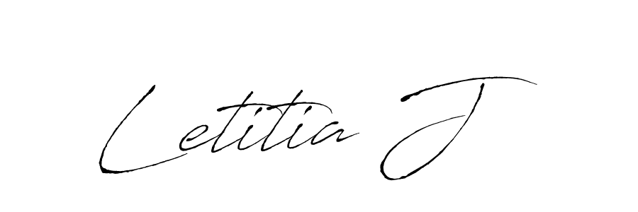 You should practise on your own different ways (Antro_Vectra) to write your name (Letitia J) in signature. don't let someone else do it for you. Letitia J signature style 6 images and pictures png