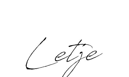 Similarly Antro_Vectra is the best handwritten signature design. Signature creator online .You can use it as an online autograph creator for name Letje. Letje signature style 6 images and pictures png