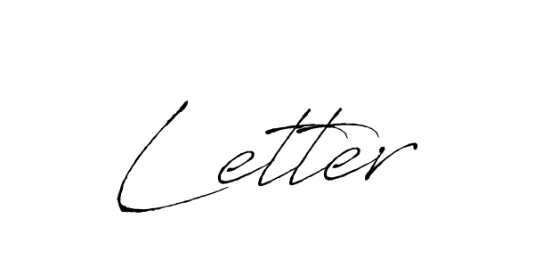 Design your own signature with our free online signature maker. With this signature software, you can create a handwritten (Antro_Vectra) signature for name Letter. Letter signature style 6 images and pictures png