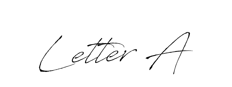 Make a beautiful signature design for name Letter A. With this signature (Antro_Vectra) style, you can create a handwritten signature for free. Letter A signature style 6 images and pictures png