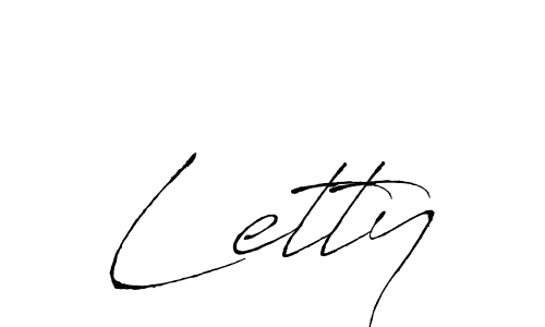 Letty stylish signature style. Best Handwritten Sign (Antro_Vectra) for my name. Handwritten Signature Collection Ideas for my name Letty. Letty signature style 6 images and pictures png