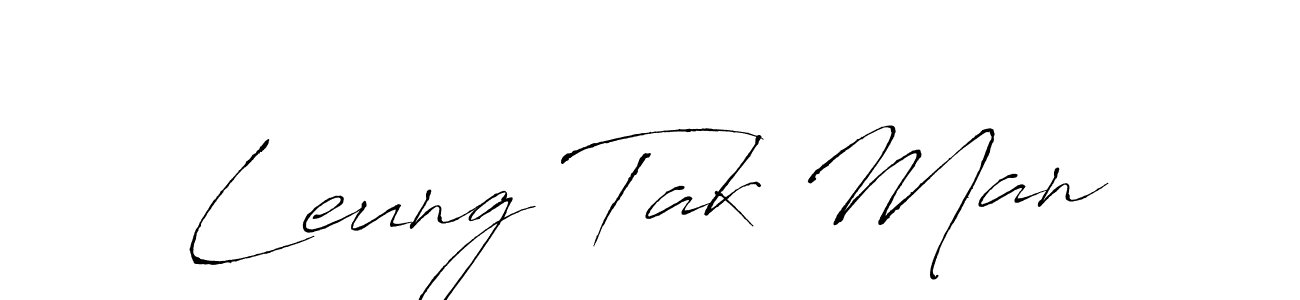 Similarly Antro_Vectra is the best handwritten signature design. Signature creator online .You can use it as an online autograph creator for name Leung Tak Man. Leung Tak Man signature style 6 images and pictures png