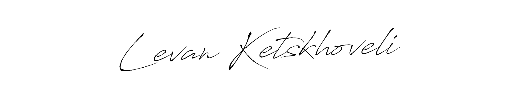 How to make Levan Ketskhoveli name signature. Use Antro_Vectra style for creating short signs online. This is the latest handwritten sign. Levan Ketskhoveli signature style 6 images and pictures png