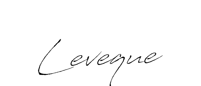 Create a beautiful signature design for name Leveque. With this signature (Antro_Vectra) fonts, you can make a handwritten signature for free. Leveque signature style 6 images and pictures png
