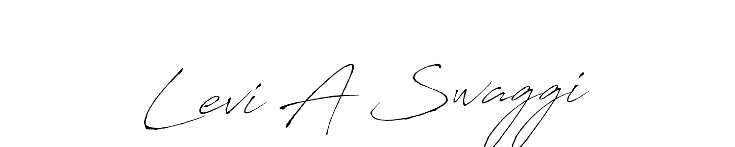 Design your own signature with our free online signature maker. With this signature software, you can create a handwritten (Antro_Vectra) signature for name Levi A Swaggiń. Levi A Swaggiń signature style 6 images and pictures png