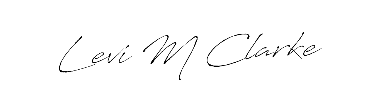 Once you've used our free online signature maker to create your best signature Antro_Vectra style, it's time to enjoy all of the benefits that Levi M Clarke name signing documents. Levi M Clarke signature style 6 images and pictures png