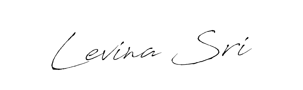 Use a signature maker to create a handwritten signature online. With this signature software, you can design (Antro_Vectra) your own signature for name Levina Sri. Levina Sri signature style 6 images and pictures png