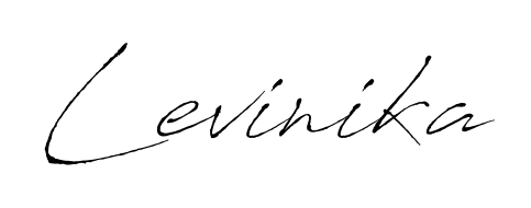 Create your official email sign-off with Levinika name in Antro_Vectra style. Crisp, clean, and perfectly legible across all screens. Levinika signature style 6 images and pictures png