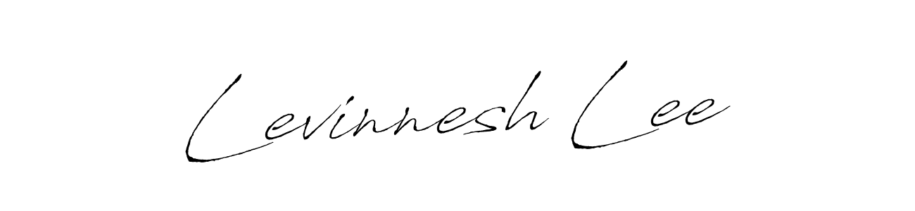 Levinnesh Lee stylish signature style. Best Handwritten Sign (Antro_Vectra) for my name. Handwritten Signature Collection Ideas for my name Levinnesh Lee. Levinnesh Lee signature style 6 images and pictures png