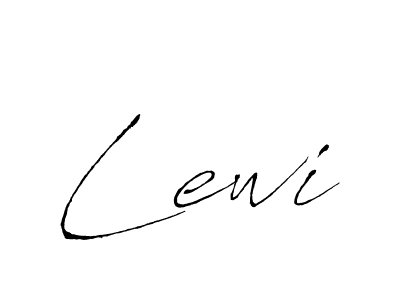 Design your own signature with our free online signature maker. With this signature software, you can create a handwritten (Antro_Vectra) signature for name Lewi. Lewi signature style 6 images and pictures png