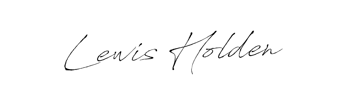 Design your own signature with our free online signature maker. With this signature software, you can create a handwritten (Antro_Vectra) signature for name Lewis Holden. Lewis Holden signature style 6 images and pictures png