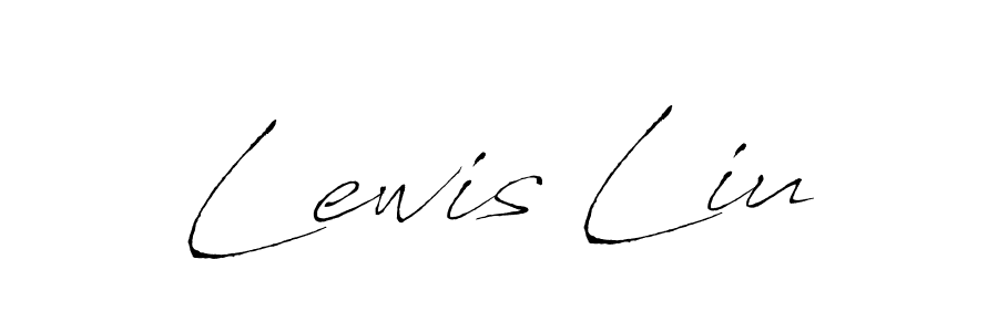 Antro_Vectra is a professional signature style that is perfect for those who want to add a touch of class to their signature. It is also a great choice for those who want to make their signature more unique. Get Lewis Liu name to fancy signature for free. Lewis Liu signature style 6 images and pictures png