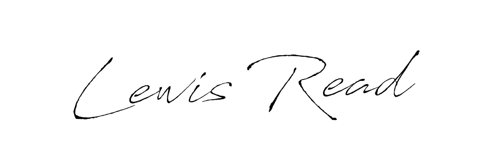 You should practise on your own different ways (Antro_Vectra) to write your name (Lewis Read) in signature. don't let someone else do it for you. Lewis Read signature style 6 images and pictures png