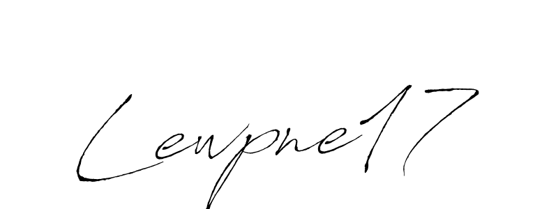 How to make Lewpne17 signature? Antro_Vectra is a professional autograph style. Create handwritten signature for Lewpne17 name. Lewpne17 signature style 6 images and pictures png
