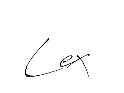 Design your own signature with our free online signature maker. With this signature software, you can create a handwritten (Antro_Vectra) signature for name Lex . Lex  signature style 6 images and pictures png