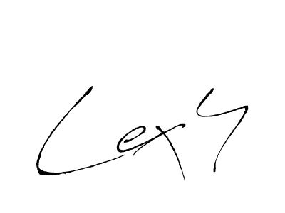 Antro_Vectra is a professional signature style that is perfect for those who want to add a touch of class to their signature. It is also a great choice for those who want to make their signature more unique. Get Lex4 name to fancy signature for free. Lex4 signature style 6 images and pictures png