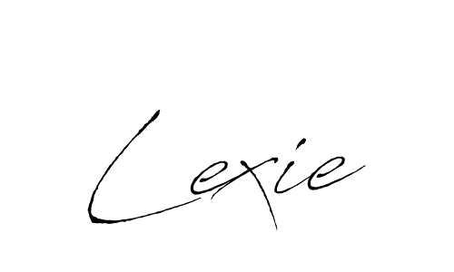 How to make Lexie name signature. Use Antro_Vectra style for creating short signs online. This is the latest handwritten sign. Lexie signature style 6 images and pictures png