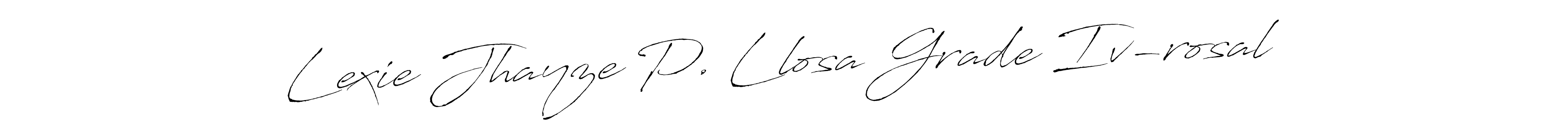 Make a beautiful signature design for name Lexie Jhayze P. Llosa Grade Iv-rosal. Use this online signature maker to create a handwritten signature for free. Lexie Jhayze P. Llosa Grade Iv-rosal signature style 6 images and pictures png