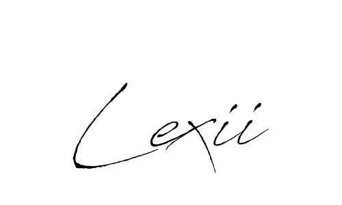Antro_Vectra is a professional signature style that is perfect for those who want to add a touch of class to their signature. It is also a great choice for those who want to make their signature more unique. Get Lexii name to fancy signature for free. Lexii signature style 6 images and pictures png