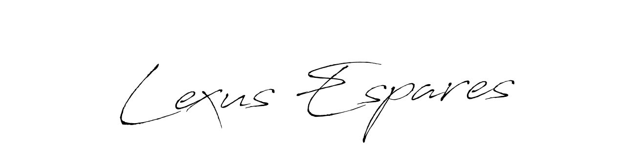 Also we have Lexus Espares name is the best signature style. Create professional handwritten signature collection using Antro_Vectra autograph style. Lexus Espares signature style 6 images and pictures png