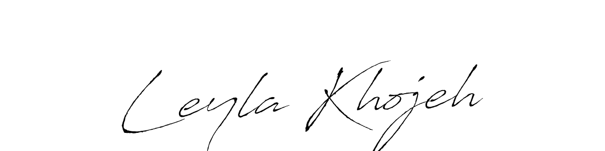 Also we have Leyla Khojeh name is the best signature style. Create professional handwritten signature collection using Antro_Vectra autograph style. Leyla Khojeh signature style 6 images and pictures png