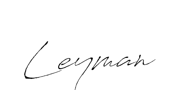 Leyman stylish signature style. Best Handwritten Sign (Antro_Vectra) for my name. Handwritten Signature Collection Ideas for my name Leyman. Leyman signature style 6 images and pictures png