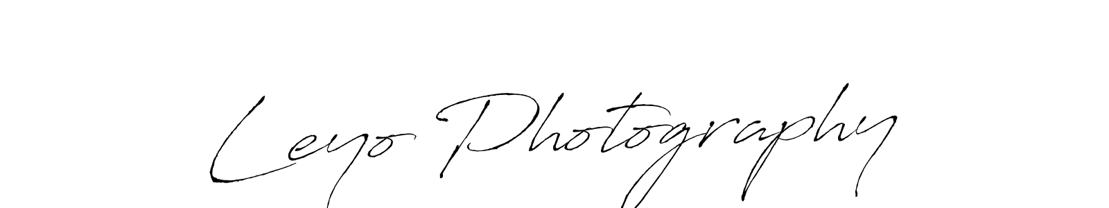 How to make Leyo Photography name signature. Use Antro_Vectra style for creating short signs online. This is the latest handwritten sign. Leyo Photography signature style 6 images and pictures png