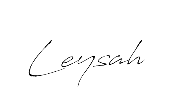 Use a signature maker to create a handwritten signature online. With this signature software, you can design (Antro_Vectra) your own signature for name Leysah. Leysah signature style 6 images and pictures png