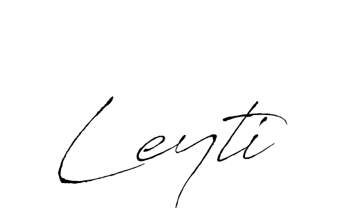 How to make Leyti signature? Antro_Vectra is a professional autograph style. Create handwritten signature for Leyti name. Leyti signature style 6 images and pictures png