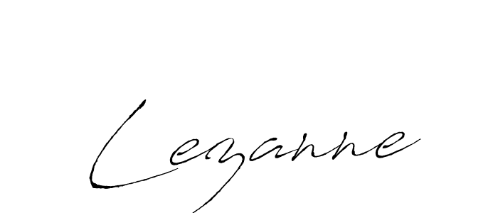 You should practise on your own different ways (Antro_Vectra) to write your name (Lezanne) in signature. don't let someone else do it for you. Lezanne signature style 6 images and pictures png
