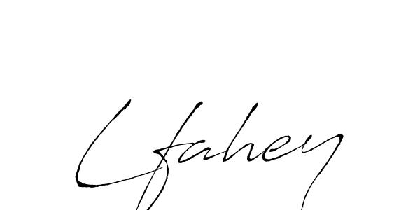 Lfahey stylish signature style. Best Handwritten Sign (Antro_Vectra) for my name. Handwritten Signature Collection Ideas for my name Lfahey. Lfahey signature style 6 images and pictures png