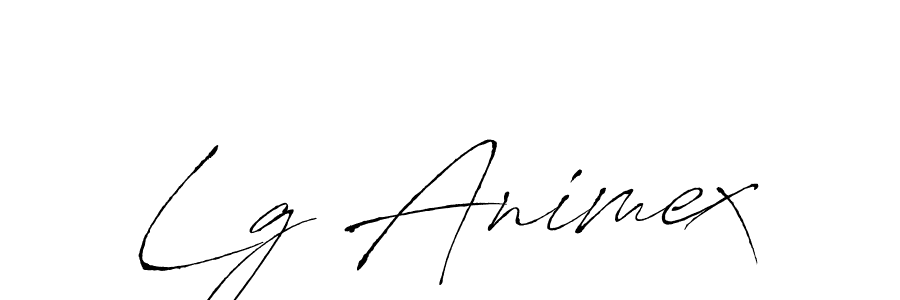 How to make Lg Animex name signature. Use Antro_Vectra style for creating short signs online. This is the latest handwritten sign. Lg Animex signature style 6 images and pictures png