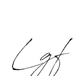 How to make Lgf signature? Antro_Vectra is a professional autograph style. Create handwritten signature for Lgf name. Lgf signature style 6 images and pictures png