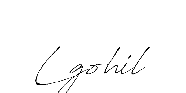 This is the best signature style for the Lgohil name. Also you like these signature font (Antro_Vectra). Mix name signature. Lgohil signature style 6 images and pictures png