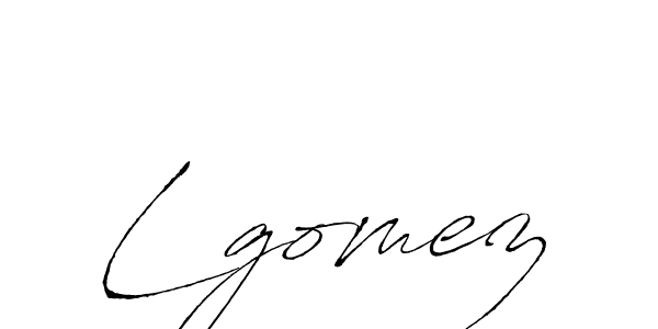 Use a signature maker to create a handwritten signature online. With this signature software, you can design (Antro_Vectra) your own signature for name Lgomez. Lgomez signature style 6 images and pictures png