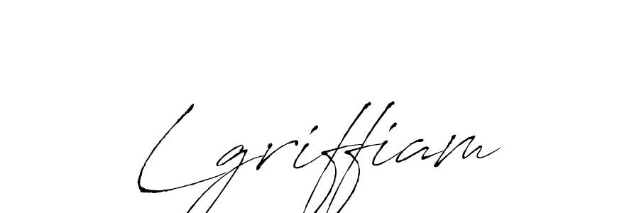 Design your own signature with our free online signature maker. With this signature software, you can create a handwritten (Antro_Vectra) signature for name Lgriffiam. Lgriffiam signature style 6 images and pictures png