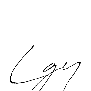 How to Draw Lgy signature style? Antro_Vectra is a latest design signature styles for name Lgy. Lgy signature style 6 images and pictures png
