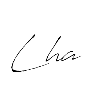 Design your own signature with our free online signature maker. With this signature software, you can create a handwritten (Antro_Vectra) signature for name Lha. Lha signature style 6 images and pictures png
