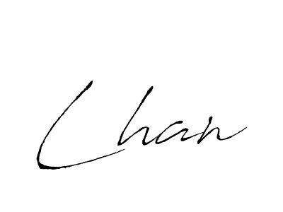 Lhan stylish signature style. Best Handwritten Sign (Antro_Vectra) for my name. Handwritten Signature Collection Ideas for my name Lhan. Lhan signature style 6 images and pictures png