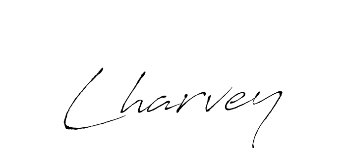 Make a beautiful signature design for name Lharvey. With this signature (Antro_Vectra) style, you can create a handwritten signature for free. Lharvey signature style 6 images and pictures png